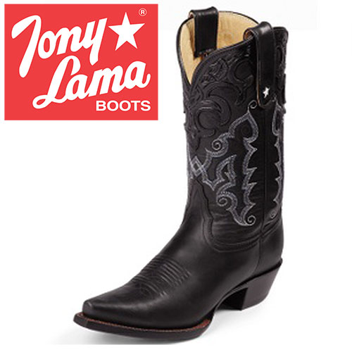 Womens Black Thorghbred Boots