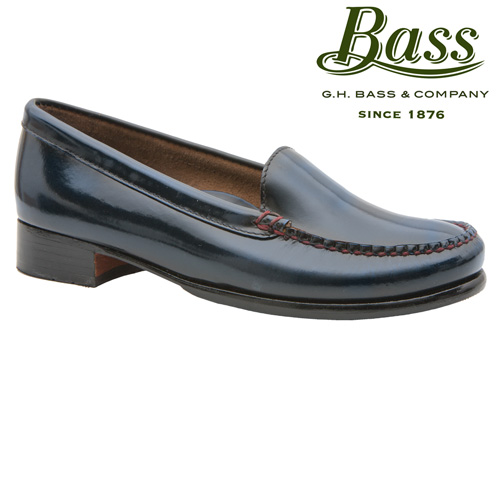 Bass Womens Madison Loafers - Blue