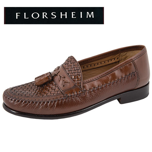 Swivel Weave Tassel Loafers