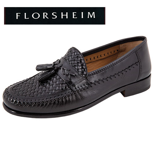Swivel Weave Tassel Loafers