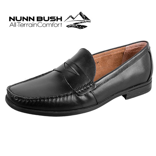 Nunn Bush Penny Loafers - Black