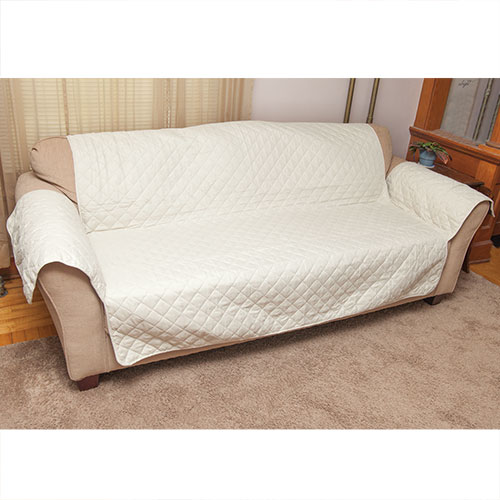 Reversible Sofa Cover - Tan