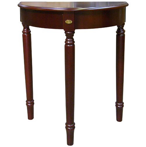 30 Inch Cherry Crescent End Table