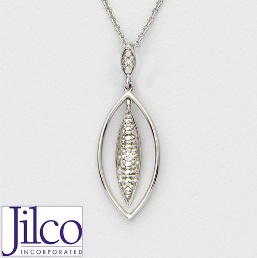 Diamond Leaf Necklace