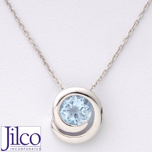 Blue Topaz Necklace