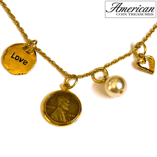 Love & Charms Lincoln Penny Pendant