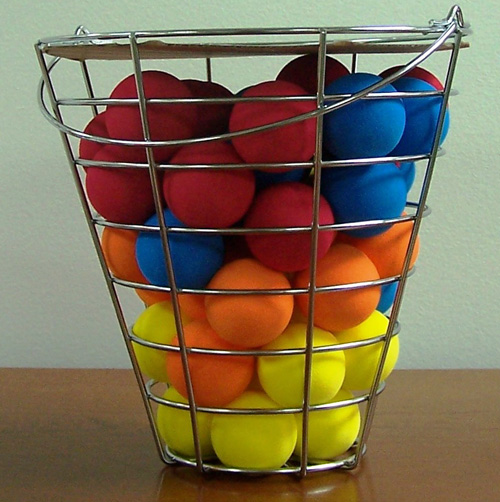 48 Piece Bucket of Foam Practice Balls