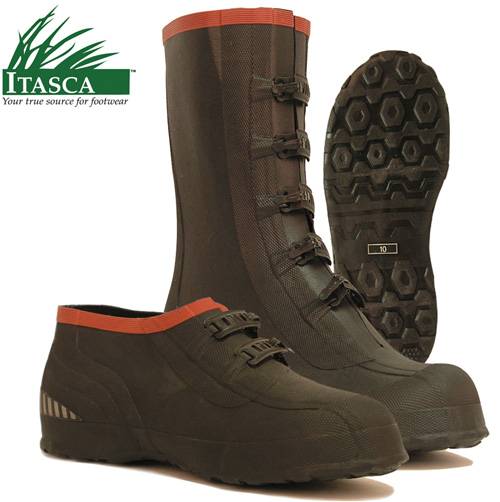 Itasca Mud Walker 5 Buckle Rubber Overshoes