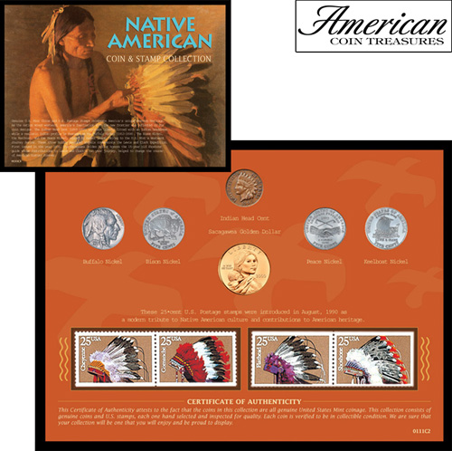 Native American West Coin & Stamp Collection