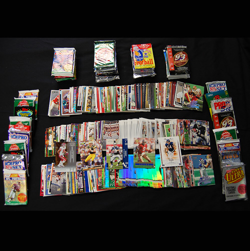 4 Decades of Football Cards