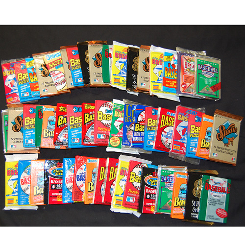 50 Packs Unsearched Baseball Cards