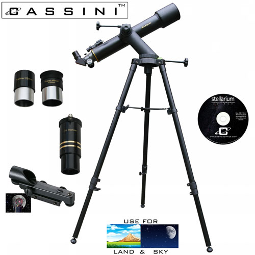 Tracker Refractor Telescope Kit - 600 x 90