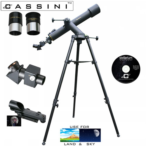 Tracker Refractor Telescope Kit - 720 x 80