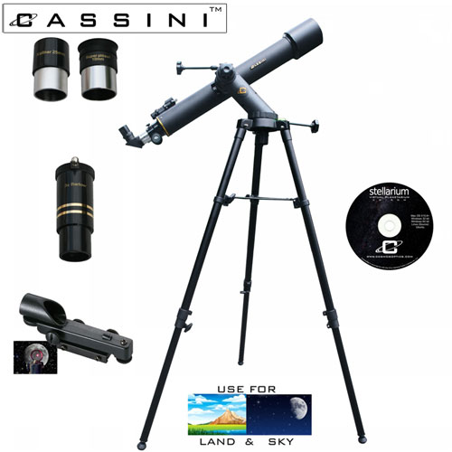 Tracker Refractor Telescope Kit - 800 x 72