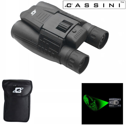 Day/Night Green Laser Binocular - 10 x 32