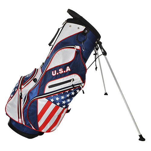 USA Flag Golf Stand Bag