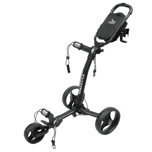 Black TriLite 3-Wheel Push Cart