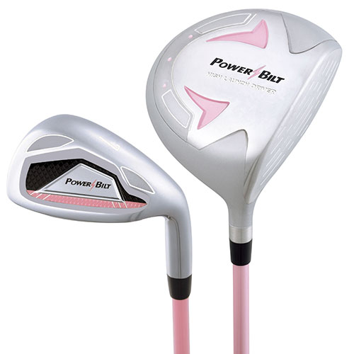 5-8 year old Powerbilt Jr. Golf Set - Pink