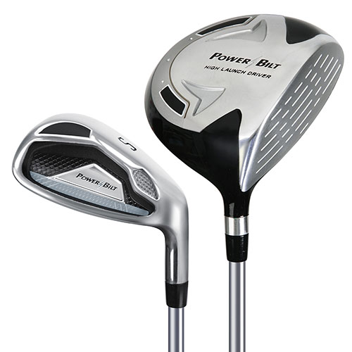 9-12 year old Powerbilt Jr. Golf Set - Silver