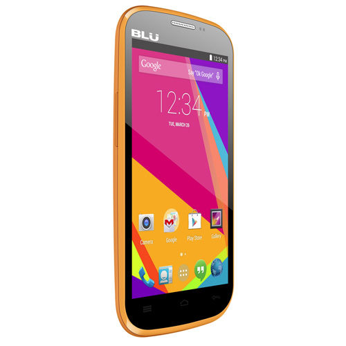 BLU Studio 5.0 K D531k Unlocked GSM Dual-SIM Android 4.4 Phone - Neon Orange