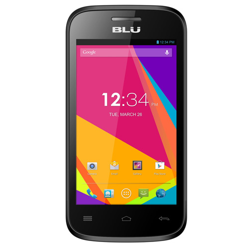 BLU Dash JR 4.0 K D143k Unlocked GSM Dual-SIM Android Cell Phone - Black