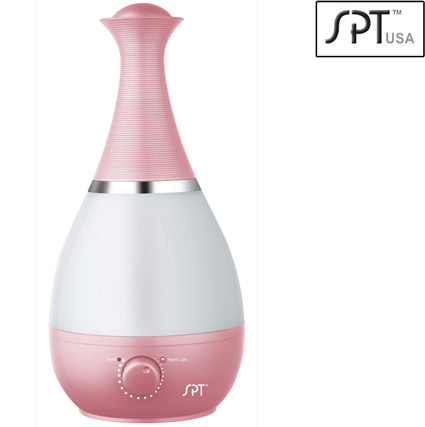 Ultrasonic Humidifier with Fragrance Diffuser (Pink)