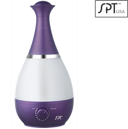 Ultrasonic Humidifier with Fragrance Diffuser (Violet)