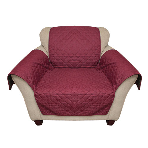 Burgundy Reverse Chair Cover