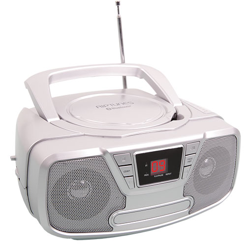 Riptunes Impecca Portable CD Boombox with Bluetooth