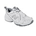 New Balance Women's White All Leather Running Shoes