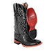 Ferrini Men's Black 13 Inch Python Cowboy Boots
