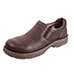 Carolina Opanka Men's Brown Aluminum Toe Slip-Ons
