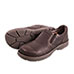 Carolina Opanka Men's Brown Aluminum Toe Slip-Ons