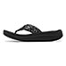 New Balance Women's Black Revive Sport Flip Flops