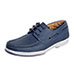 Abbot K Men's Navy Boat Shoes