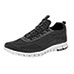 No-Sox Men's Black Slip-On Hybrid Sneakers