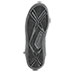Men's Black Leather Lace-Up Sneakers