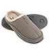 Deer Stags Men's Charcoal Nordic Slippers