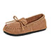 Women's Suede Leather Beige Moccasins