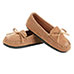 Women's Suede Leather Beige Moccasins