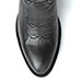 Ferrini Jackson Black Round-Toe Cowhide Boots