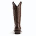 Ferrini Jackson Chocolate Round-Toe Cowhide Boots