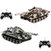 Remote Control Battling Tanks - Set of 2