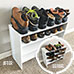 Home Basics Shoe Space Saver - 6 Pack