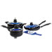 Yoshi Blue 8 Piece Ceramic Cookware Set