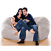 6FT VELVISH BEANBAG-WHEAT