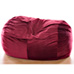 6FT VELVISH BEANBAG-Merlot