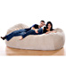 7.5FT VELISH BEANBAG-WHEAT