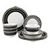 Gibson Home 12 Piece Melody Dinnerware Set