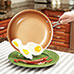 Red Copper 10 Piece Copper Cookware Set